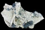 Multicolored Fluorite Crystals on Quartz - Mildly Fluorescent #146665-2